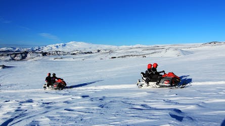 South Coast tour and snowmobile ride on a glacier